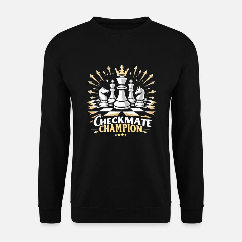 Chess Tacticians Strategy Masters Tactical - Unisex Pullover - Schwarz
