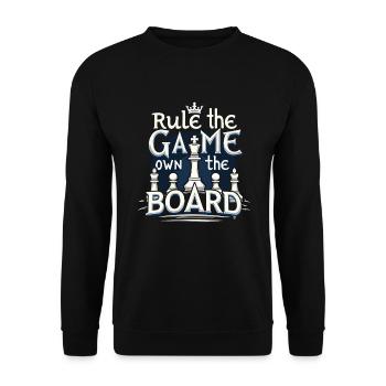 Chess Tacticians Strategy Masters Tactical - Unisex Pullover - Schwarz - Vorne - Alina (178cm) & Michal (187cm)