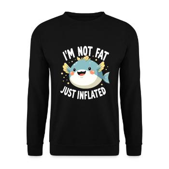 Kugelfisch-meereslebewesen-enthusiasten Quirky - Unisex Pullover - Schwarz - Vorne - Alina (178cm) & Michal (187cm)