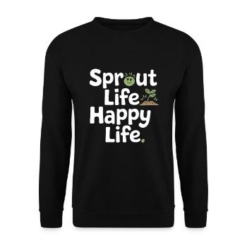 Plant Collector for Houseplant Collectors in the - Unisex Sweatshirt - black - Front - Alina (178cm) & Michal (187cm)
