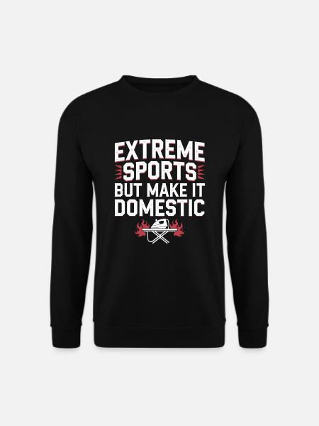 Extreme Ironing Competitive Funny - Unisex Sweatshirt - black