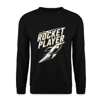 Spieler Mit Weltraumthemen Cosmic Gaming Sci-fi - Unisex Pullover - Schwarz - Vorne - Alina (178cm) & Michal (187cm)