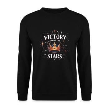 Spieler Mit Weltraumthemen Cosmic Gaming Sci-fi - Unisex Pullover - Schwarz - Vorne - Alina (178cm) & Michal (187cm)