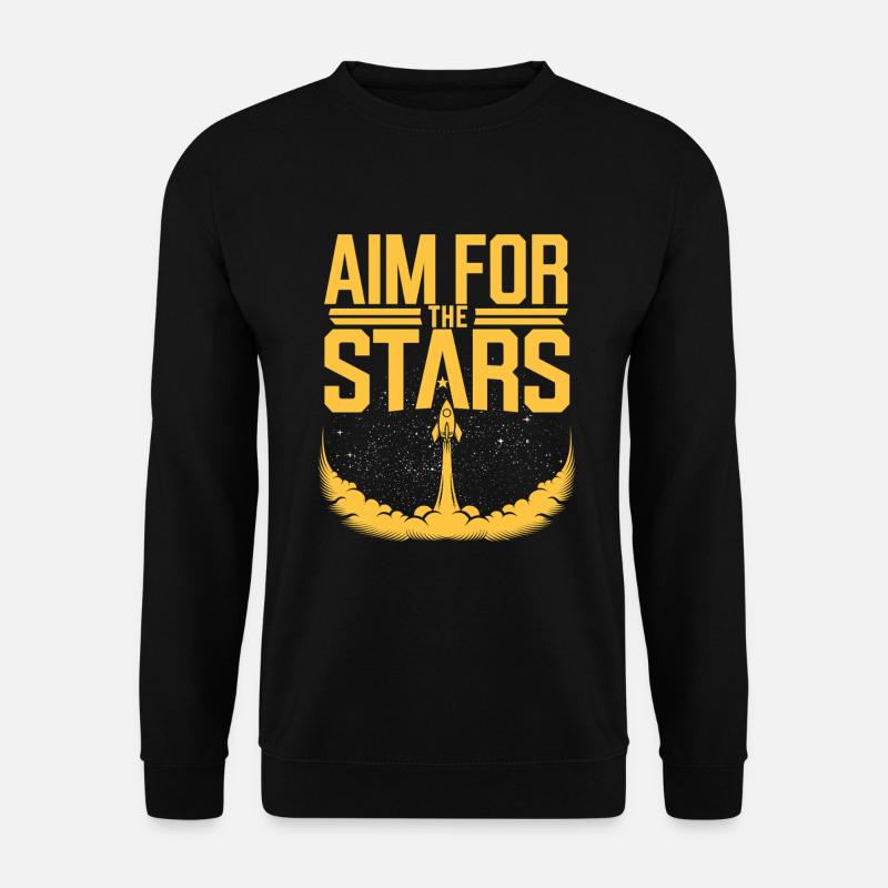 Space-themed players Cosmic Gaming Sci-fi - Unisex Sweatshirt - black