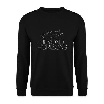 Spieler Mit Weltraumthemen Cosmic Gaming Sci-fi - Unisex Pullover - Schwarz - Vorne - Alina (178cm) & Michal (187cm)