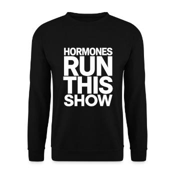 Medical Science for Endocrinology - Unisex Sweatshirt - black - Front - Alina (178cm) & Michal (187cm)