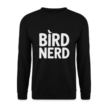 Birdwatcher Ornithology Vavian Enthusiast - Unisex Sweatshirt - black - Front - Alina (178cm) & Michal (187cm)