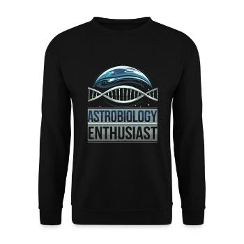 Astrobiology Space Exploration Extraterrestrial - Unisex Pullover - Schwarz - Vorne - Alina (178cm) & Michal (187cm)
