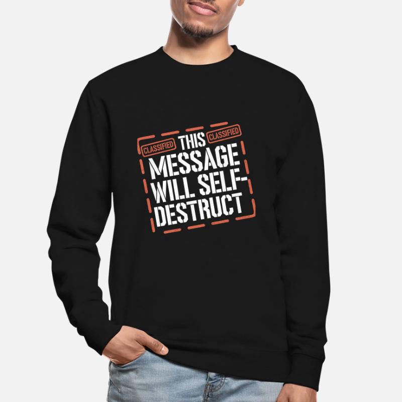Retro Cryptography Spy Code Roast Spying Unisex Sweatshirt