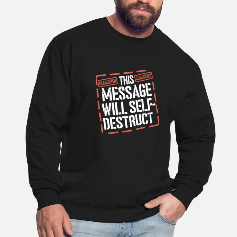 Retro Cryptography Spy Code Roast Spying Unisex Sweatshirt