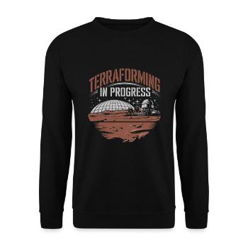 Astrobiology Space Exploration Extraterrestrial - Unisex Pullover - Schwarz - Vorne - Alina (178cm) & Michal (187cm)