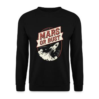 Astrobiology Space Exploration Extraterrestrial - Unisex Pullover - Schwarz - Vorne - Alina (178cm) & Michal (187cm)