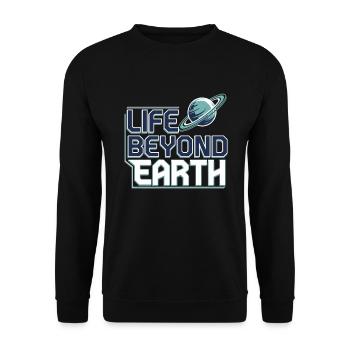 Astrobiology Space Exploration Extraterrestrial - Unisex Pullover - Schwarz - Vorne - Alina (178cm) & Michal (187cm)