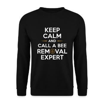Bienenentfernungsspezialist Live Swarm Rescue - Unisex Pullover - Schwarz - Vorne - Alina (178cm) & Michal (187cm)