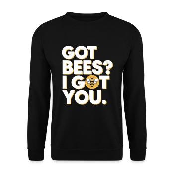 Bienenentfernungsspezialist Live Swarm Rescue - Unisex Pullover - Schwarz - Vorne - Alina (178cm) & Michal (187cm)
