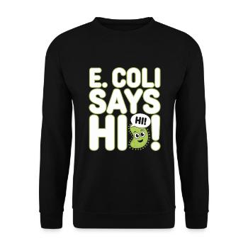 Passionné de microscope Technicien de laboratoire Science - Sweat-shirt Unisexe - noir - Devant - Alina (178cm) & Michal (187cm)