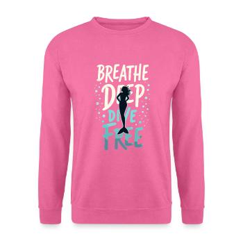 Meerjungfrau Unterwasser Performer Meerjungfrau - Unisex Pullover - Pink - Vorne
