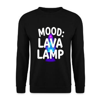 Lava Lamp Retro Aesthetic Psychedelic - Unisex Sweatshirt - black - Front - Alina (178cm) & Michal (187cm)