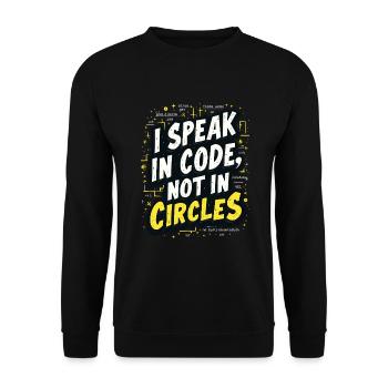 Data Analyst Big Data Specialist Business - Unisex Sweatshirt - black - Front - Alina (178cm) & Michal (187cm)