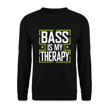 Music Produzent 808 Bass Hip-hop Beatmaker - Unisex Pullover - Schwarz - Vorne - Alina (178cm) & Michal (187cm)
