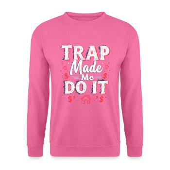 Music Produzent 808 Bass Hip-hop Beatmaker - Unisex Pullover - Pink - Vorne