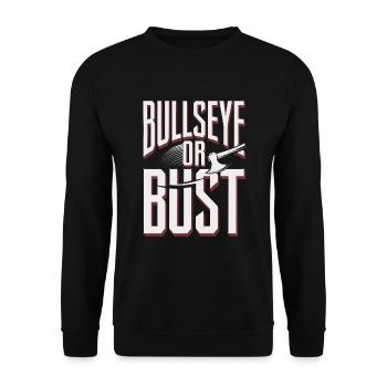 Lancer de hache Cible Pratique Bûcheron Sport - Sweat-shirt Unisexe - noir - Devant - Alina (178cm) & Michal (187cm)
