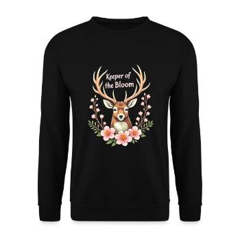 Ostara Eostre Equinox Witch Pagan Goddess Rituals - Unisex Sweatshirt - black - Front - Alina (178cm) & Michal (187cm)