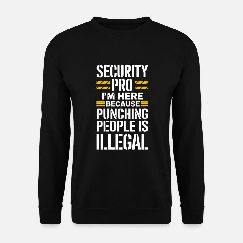Private Security Professional Bodyguard Vip - Unisex Pullover - Schwarz