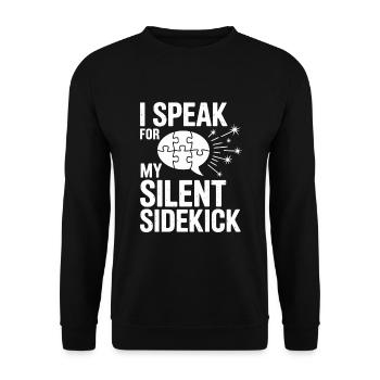 Frères et sœurs autistes - Sweat-shirt Unisexe - noir - Devant - Alina (178cm) & Michal (187cm)