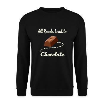 Pregnancy Craving Funny - Unisex Sweatshirt - black - Front - Alina (178cm) & Michal (187cm)