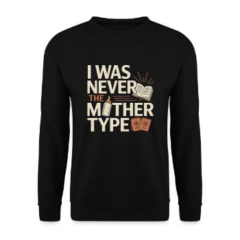 ChildFree par choix Fièrement sans enfant - Sweat-shirt Unisexe - noir - Devant - Alina (178cm) & Michal (187cm)