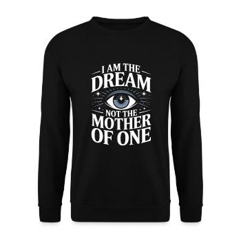 childfree by choice proudly childless - Unisex Sweatshirt - black - Front - Alina (178cm) & Michal (187cm)