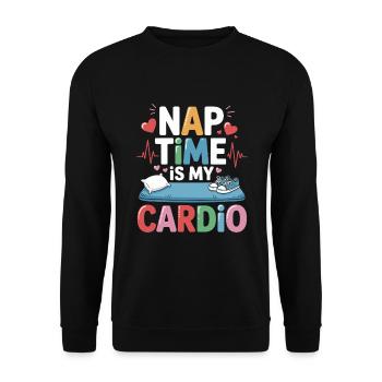 Enseignant préscolaire Early Learning Hero Fun - Sweat-shirt Unisexe - noir - Devant - Alina (178cm) & Michal (187cm)