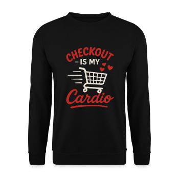 Le chariot rapide compétitif Food Shopper - Sweat-shirt Unisexe - noir - Devant - Alina (178cm) & Michal (187cm)