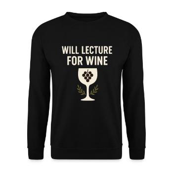 History Historian Humor Weird History History Nerd - Unisex Sweatshirt - black - Front - Alina (178cm) & Michal (187cm)