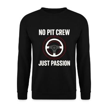 Sim Racing Simulator Cockpit Esports Racer - Sweat-shirt Unisexe - noir - Devant - Alina (178cm) & Michal (187cm)