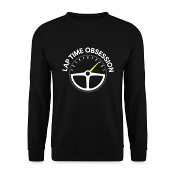 Sim Racing Simulator Cockpit Esports Racer - Unisex Pullover - Schwarz - Vorne - Alina (178cm) & Michal (187cm)