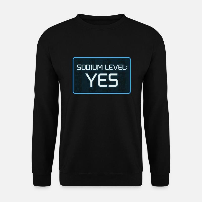 Salzliebhaber Natriumabhängiger Nacl Meme - Unisex Pullover - Schwarz