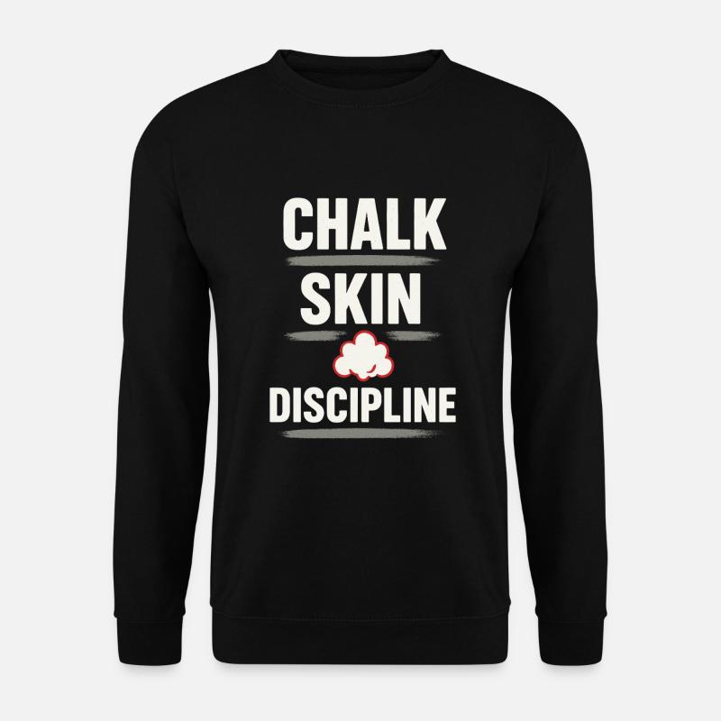 Griffkrafttraining Für Kletterer Hangboard - Unisex Pullover - Schwarz