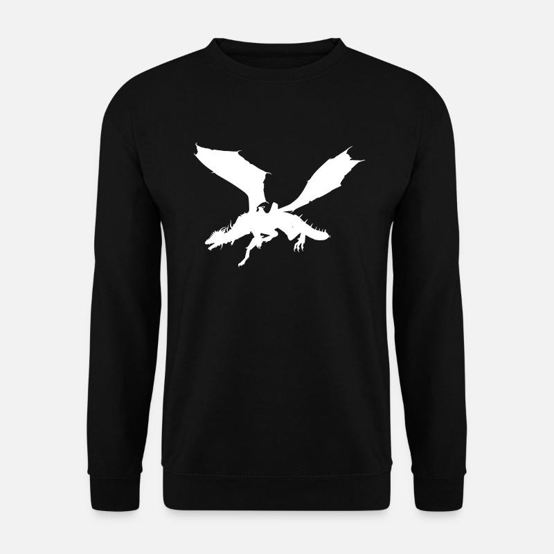 Drache - Unisex Pullover - Schwarz