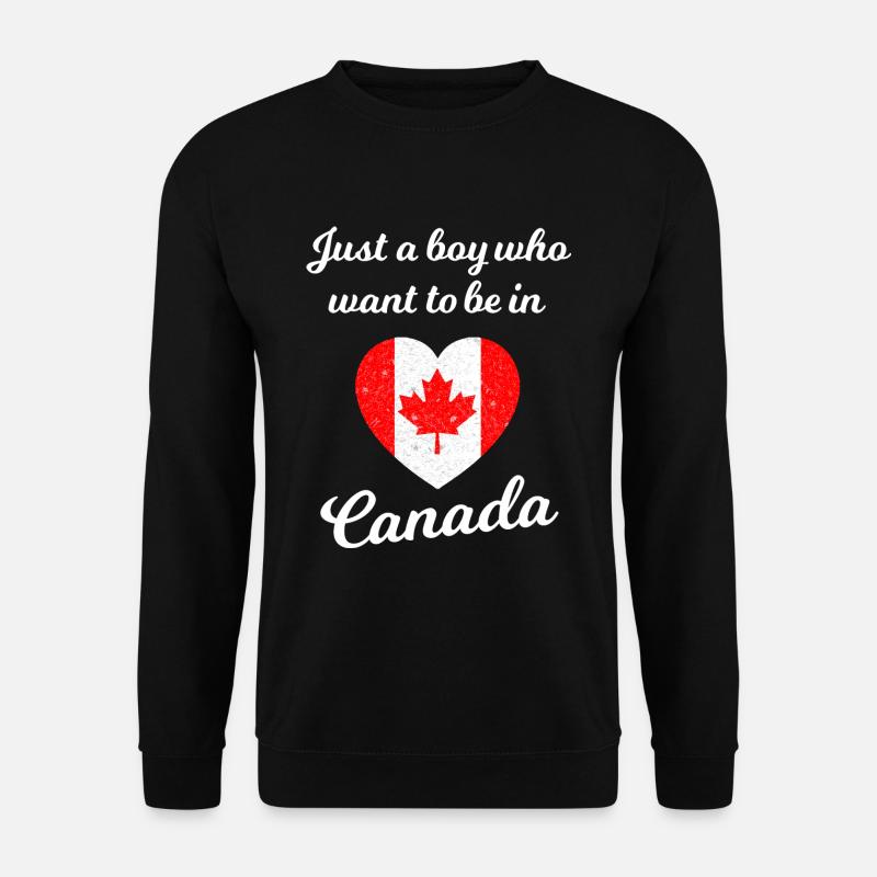 Ferien in Kanada - Unisex Pullover - Schwarz