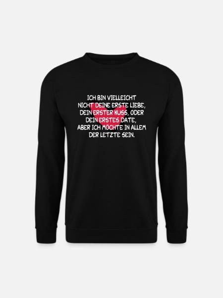 Liebeserklärung (ER) zum Valentinstag Geschenkidee - Unisex Pullover - Schwarz