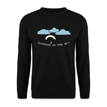 Paragliding paraglider gift T-shirt - Unisex Sweatshirt - black - Front - Alina (178cm) & Michal (187cm)