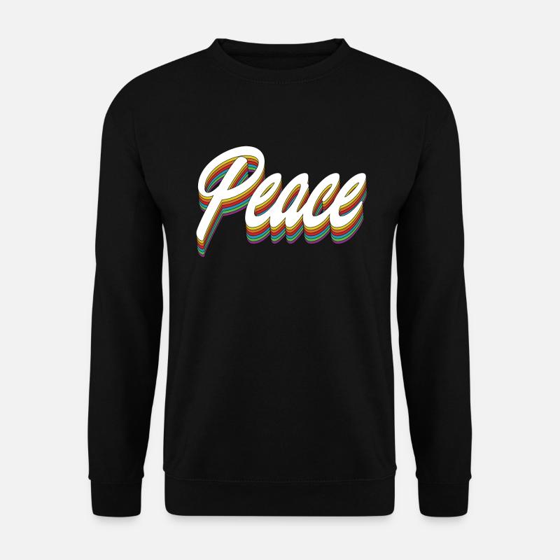 Peace - Unisex Sweatshirt - black