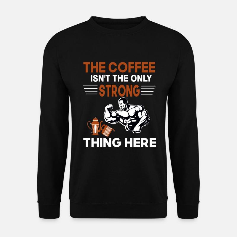 Barista siger kaffe elsker coffeeshop far - Unisex sweater - sort