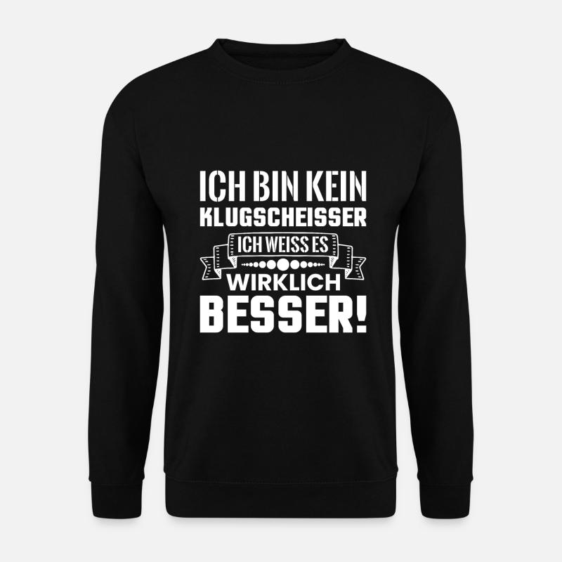smart aleck - Unisex Sweatshirt - black