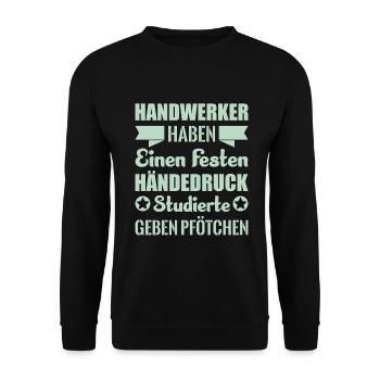artisan - Sweat-shirt Unisexe - noir - Devant - Alina (178cm) & Michal (187cm)