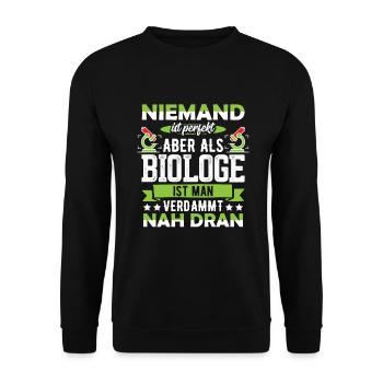 Biologiste biologiste - Sweat-shirt Unisexe - noir - Devant - Alina (178cm) & Michal (187cm)