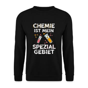 Chemie Lehrer - Unisex Pullover - Schwarz - Vorne - Alina (178cm) & Michal (187cm)