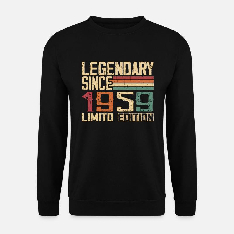 Original 1959 Jahrgang 1959 Geburtstagsgeschenk - Unisex Pullover - Schwarz